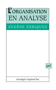 L'organisation en analyse