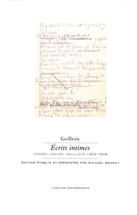 Ecrits intimes