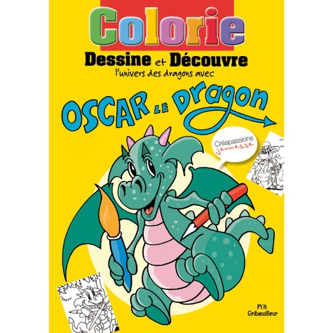 Eugène Santangelo - Carnet de coloriage Oscar le Dragon.