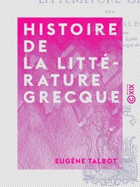 Histoire de la littérature grecque