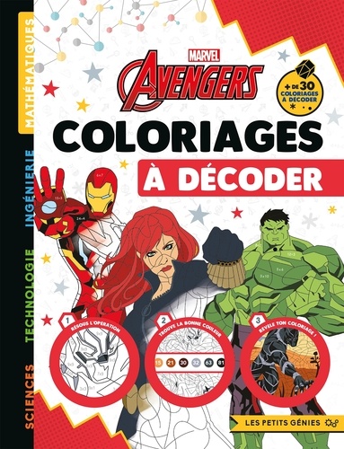 Eugénie Varone - Coloriages à décoder Marvel Avengers.