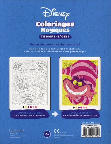 Les grands classiques Disney. Coloriages magiques - Trompe l'oeil