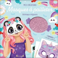 Masques à pailleter Animaux mignons
