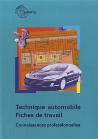  Europa Lehrmittel - Technique automobile - Fiches de travail - Connaissances professionnelles.