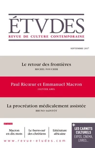 Etudes N° 4241, septembre 2017