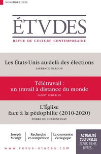 Les Etats-Unis au-delà des élections ; Télétravail : un travail à distance du monde ; L'Eglise face à la pédophilie (2010-2020)