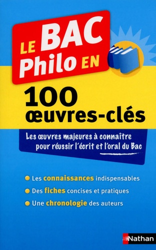 Eva Munoz et Sébastien Camus - Le BAC Philo en 100 oeuvres-clés.
