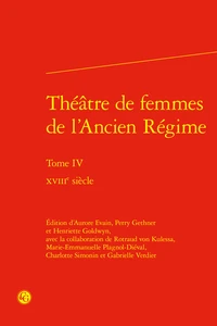 Théâtre de femmes de l'Ancien Régime