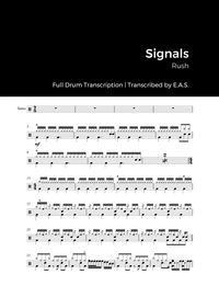  Evan Aria Serenity - Rush - Signals - Full Album Drum Transcriptions.