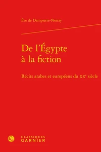 De l'Egypte à la Fiction