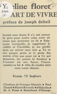 Eveline Floret et Joseph Delteil - Ta part de vivre.