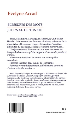 Blessures des mots. Journal de Tunisie