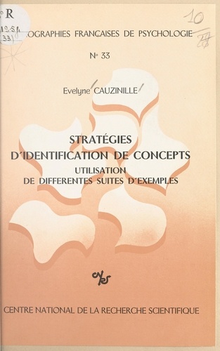 Stratégie d'identification de concepts. Utilisation de différentes suites d'exemples