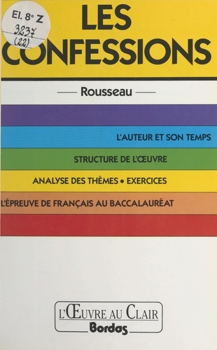 Les confessions, Rousseau