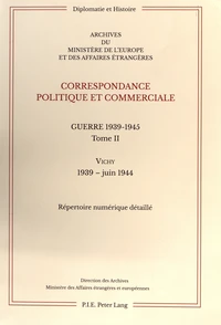 Correspondance politique et commerciale