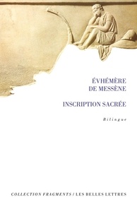  Evhémère de Messène - Inscription sacrée.