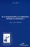 Ewan Oiry - De la qualification à la compétence, rupture ou continuité ?.