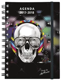 Agenda scolaire Skulltissime 2017-2018 - 12x17cm
