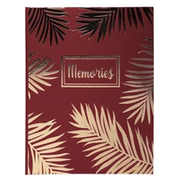 Livre d'or 100p. or 27x22cm PALMA rouge