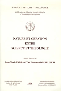 Nature et création entre science et théologie