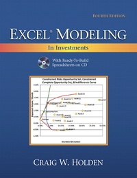 Excel Modeling in Investments.