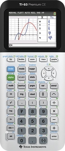 Calculatrice Graphique Texas Instrument TI-83 Premium CE, EXERTIS -  Papeterie - Decitre