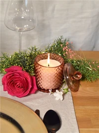 bougie parfumée bouquet étoilé