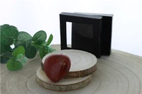 Coeur jaspe rouge - 4,5 cm