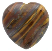 Coeur oeil de tigre - 4,5 cm