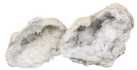 Géode de quartz blanc - pièce environ 13 cm
