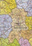  Express Map - Carte murale de France administrative et routière - Carte murale laminée sans barre alu. 1/1 050 000.