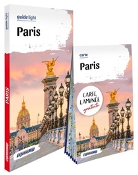  Express Map - Guide light Paris - Avec une carte laminée.