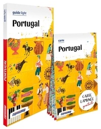  Express Map - Guide light Portugal - Avec une carte laminée.