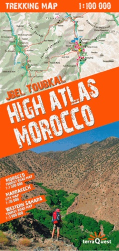 Haut Atlas Maroc. 1/100 000