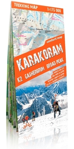 Karakoram K2 Gasherbrum Broad Peak. 1/175 000
