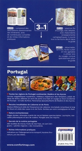 Portugal. Guide + atlas + carte 1/520 000