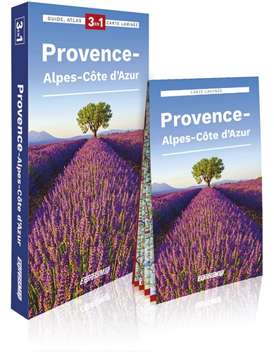 Provence-Alpes-Côte d'Azur. Guide + atlas + carte 1/300 000