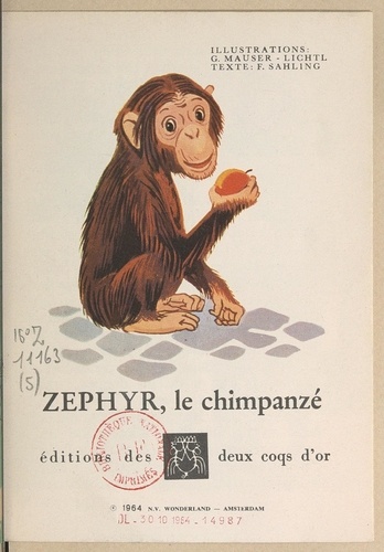 Zéphyr, le chimpanzé