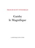F. Scott Fitzgerald - Gatsby le Magnifique.