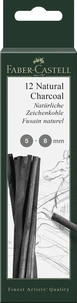 Blister fusain naturel pitt 5-8mm