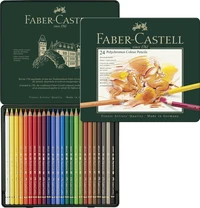 Cray. polychromos boîte métal 24x