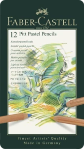 Crayon pitt pastel boîte métal 12x