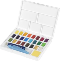 Demi godets aquarelle-boîte x 24