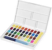 Demi godets aquarelle-boîte x 36