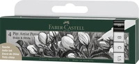 Feutres pitt artist pen noir and blanc 4x