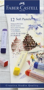 Pastel tendre boîte carton 12x