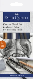 Set d'esquisses au fusain