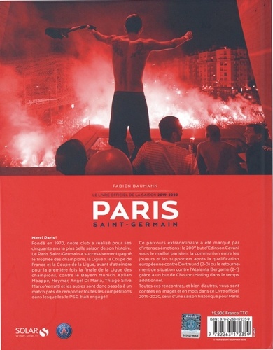 Paris Saint-Germain. Le livre officiel de la saison 2019-2020
