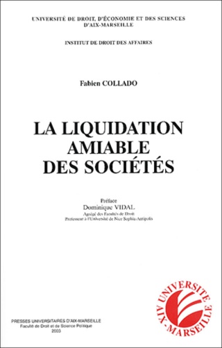 Fabien Collado - Liquidation amiable des sociétés.