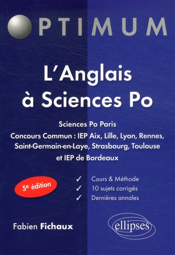 L'Anglais à Sciences Po 5e édition